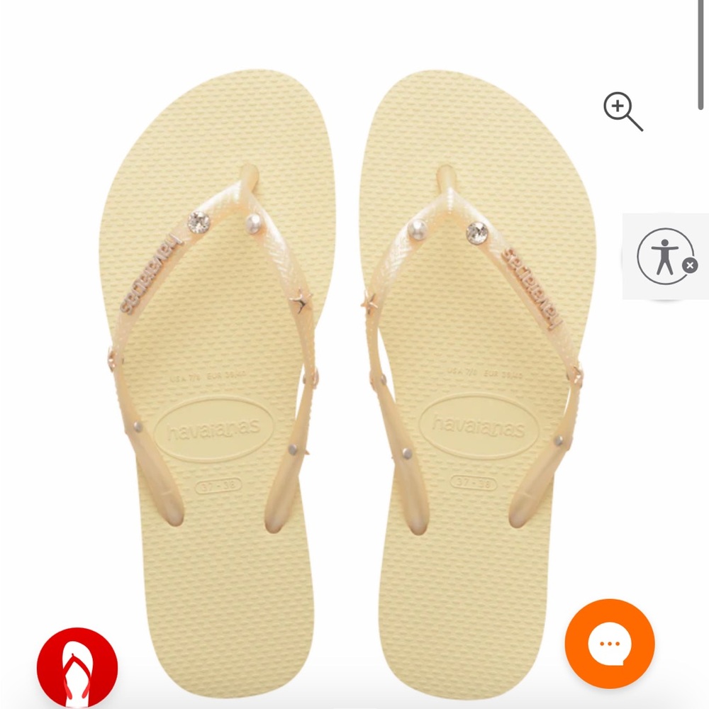 havaianas Women's Luxury Aqua Slim Flip Flops